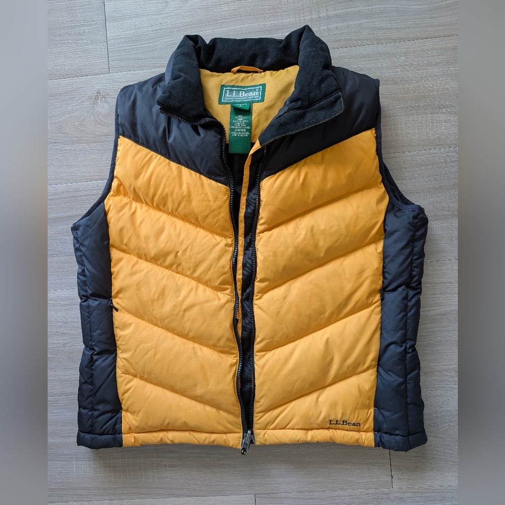 LL Bean Goose Down Vest Women's Small Heritage Puffer Sleeveless Outdoor Core